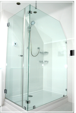 glass shower enclosure