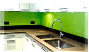 glass splashback, kiwi