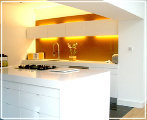 cayenne splashback and corian worktops